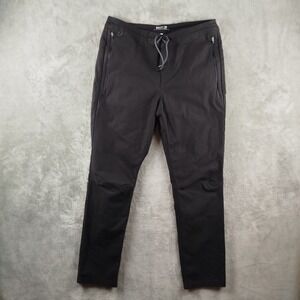 Roark Layover Traveler Pants Mens 33x30 Black Athleisure Utility Hiking Camping